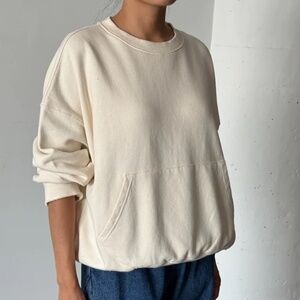 Le Bon Shoppe French Terry Poche Sweatshirt | Size Medium